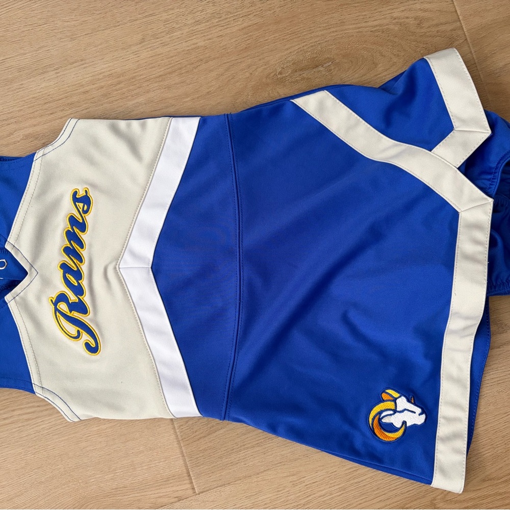 NFL Kids Rams Blue and White Cheer Dress